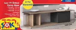 LUUR TV ÜNİTESİ VARNA MEŞE LUUR TV ÜNİTESİ VARNA MEŞE